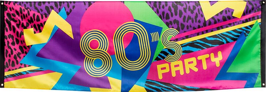 80's Disco Party Banner