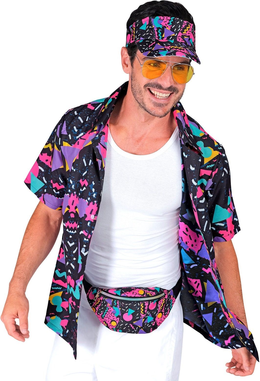 80s Disco Shirt Unisex Zwart