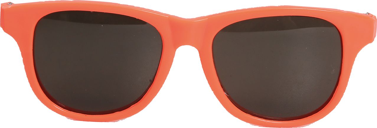 80's Neon Oranje Bril