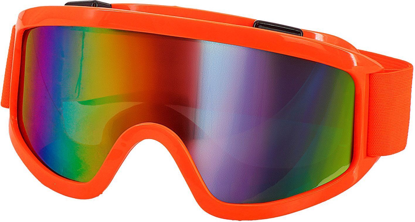 80's Neon Oranje Skibril