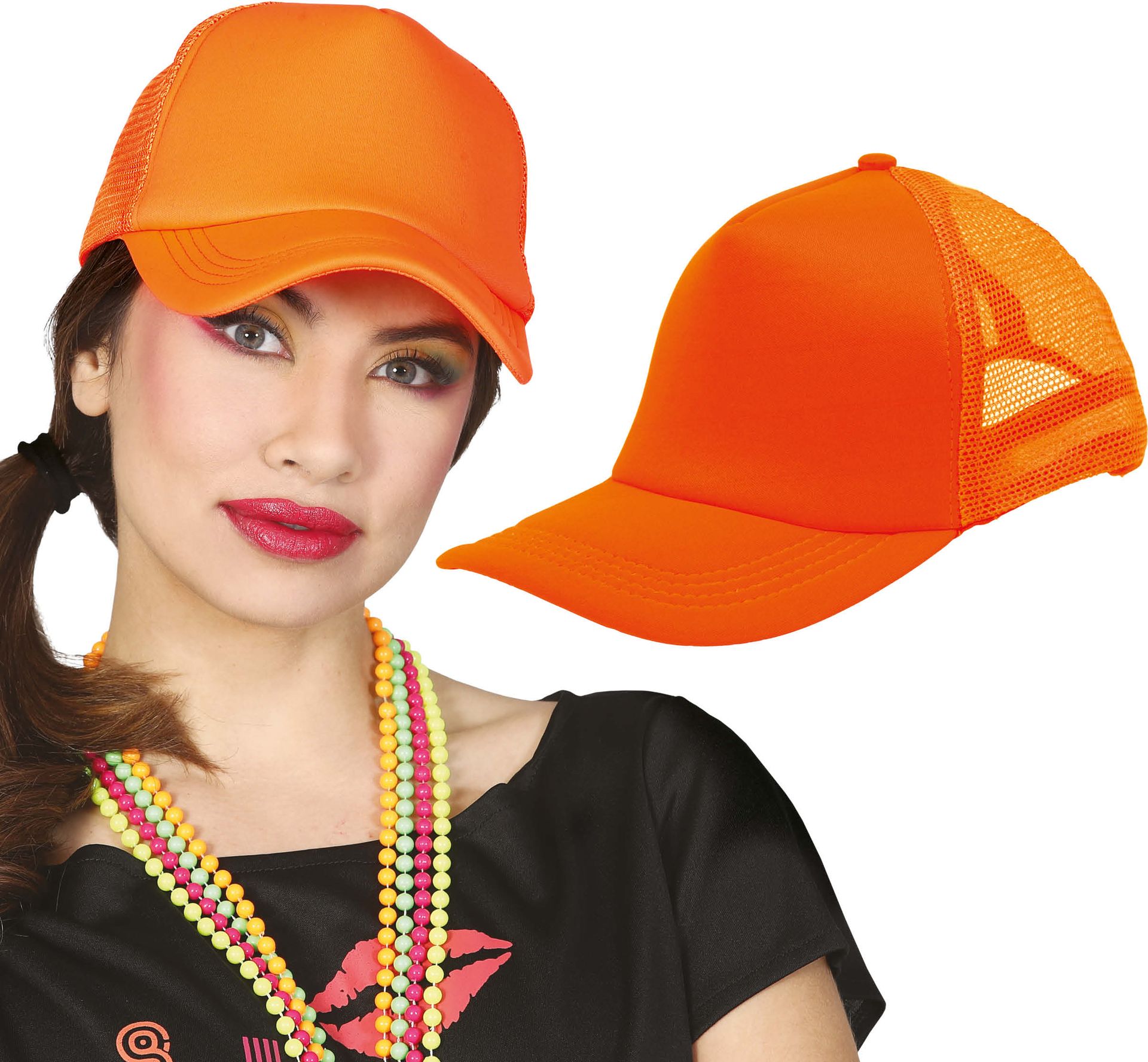 80's Oranje Neon Pet