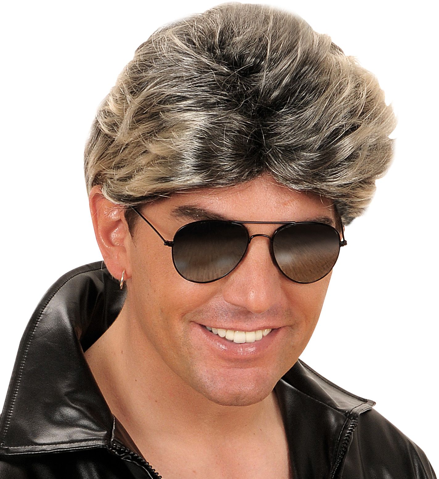 80's Popster Mannen Pruik