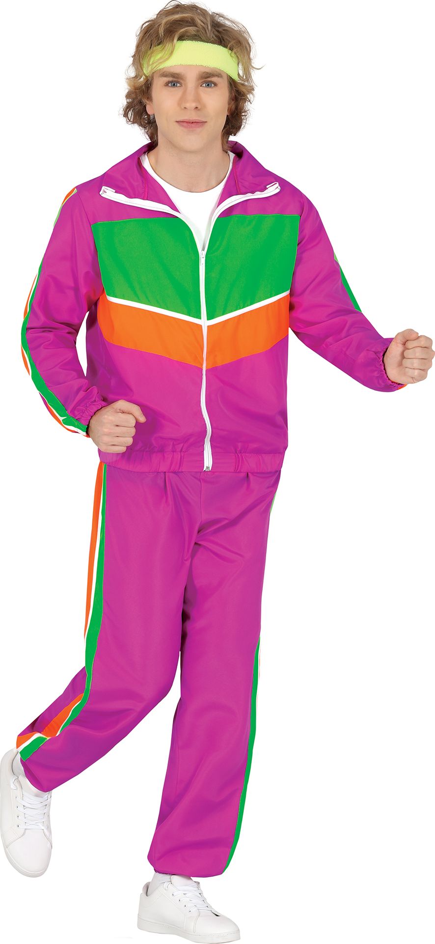 80's Trainingspak Heren Roze