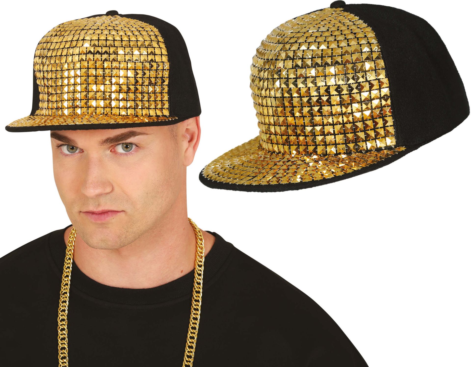 90's Rapper Gouden Studs Pet