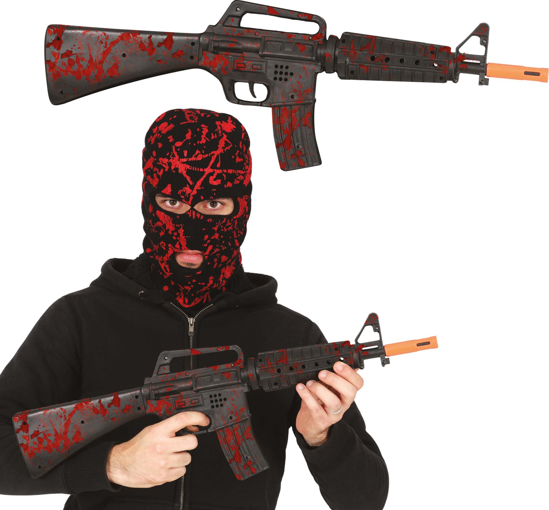 Aanvalsgeweer met Bloed 68cm