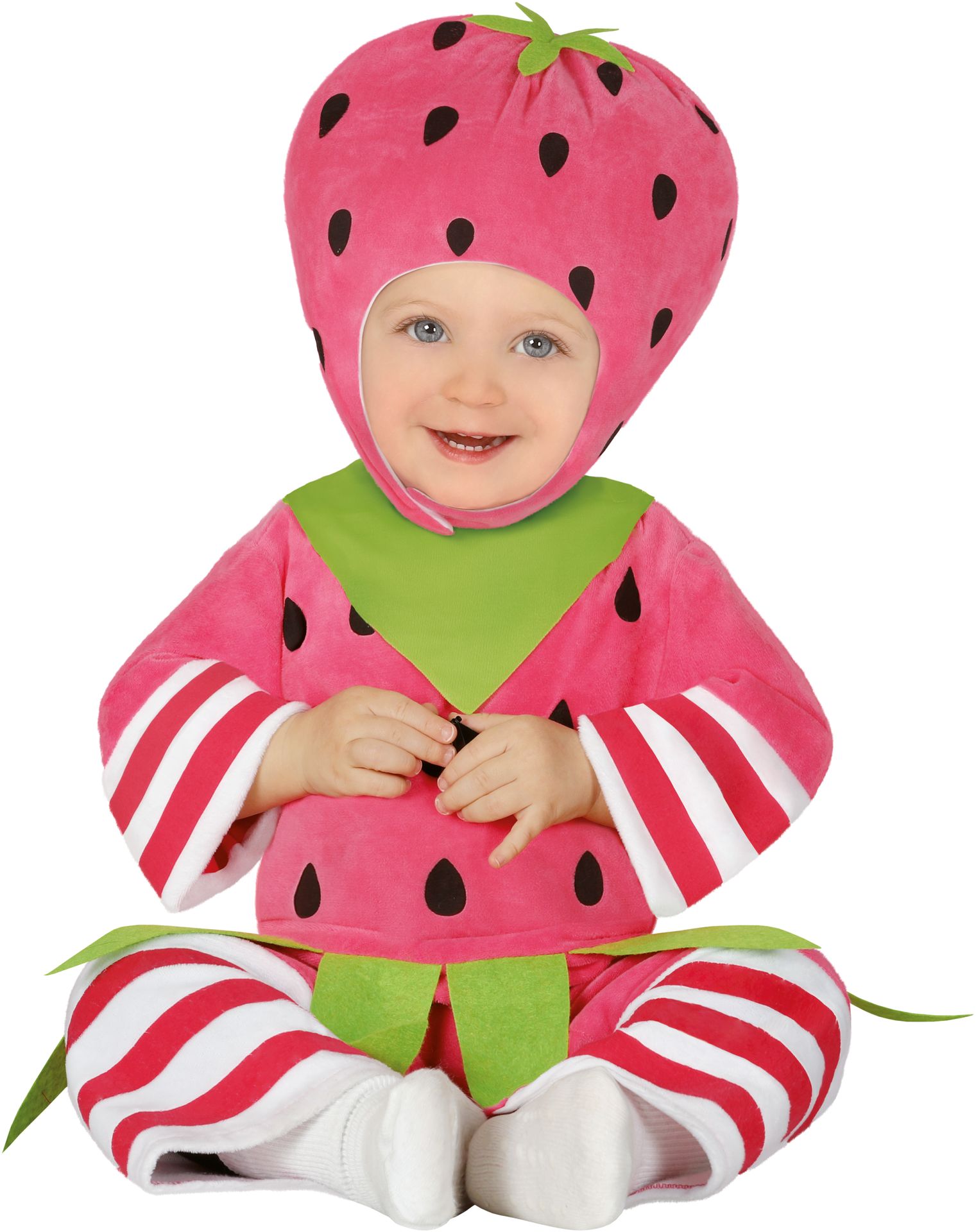 Aardbeien kostuum baby