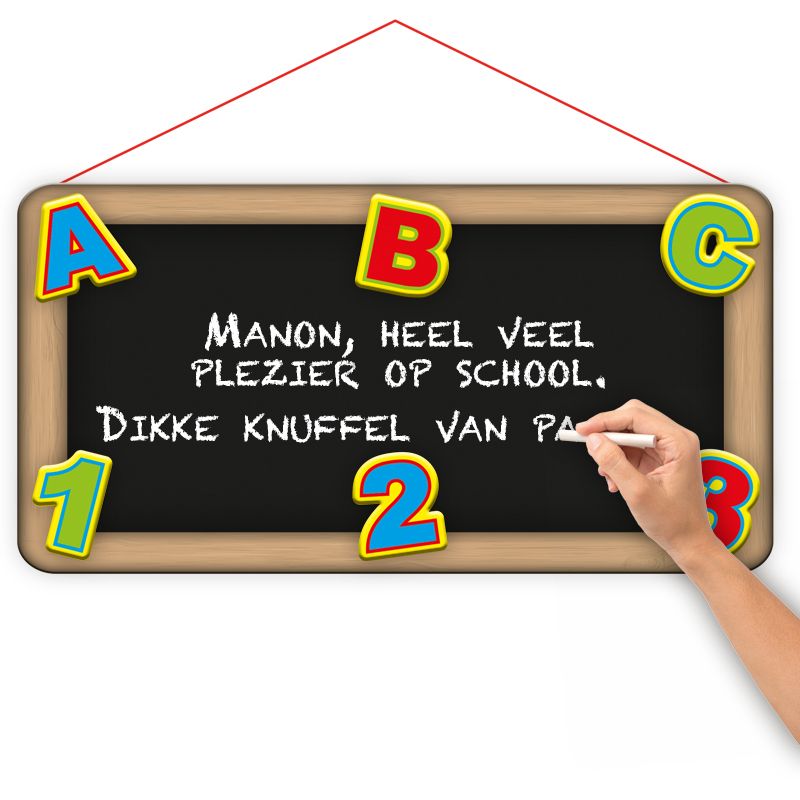 Abc Kinderfeestje Deurbord