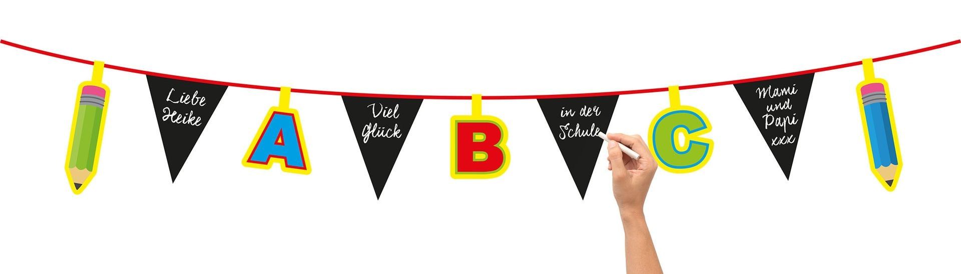 Abc Kinderfeestje Vlaggenlijn 4 Meter