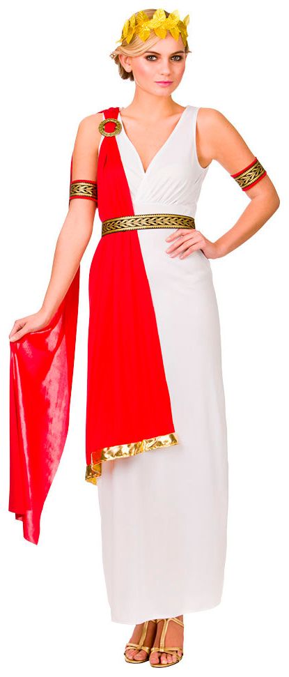 Adellijke romeinse jurk