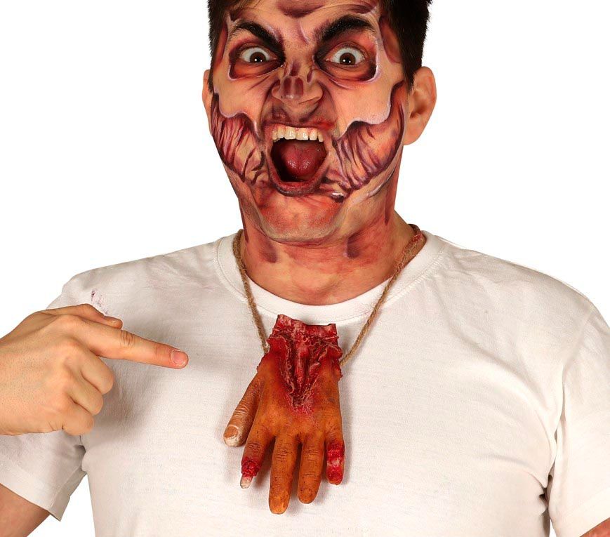 Afgehakte Hand Ketting