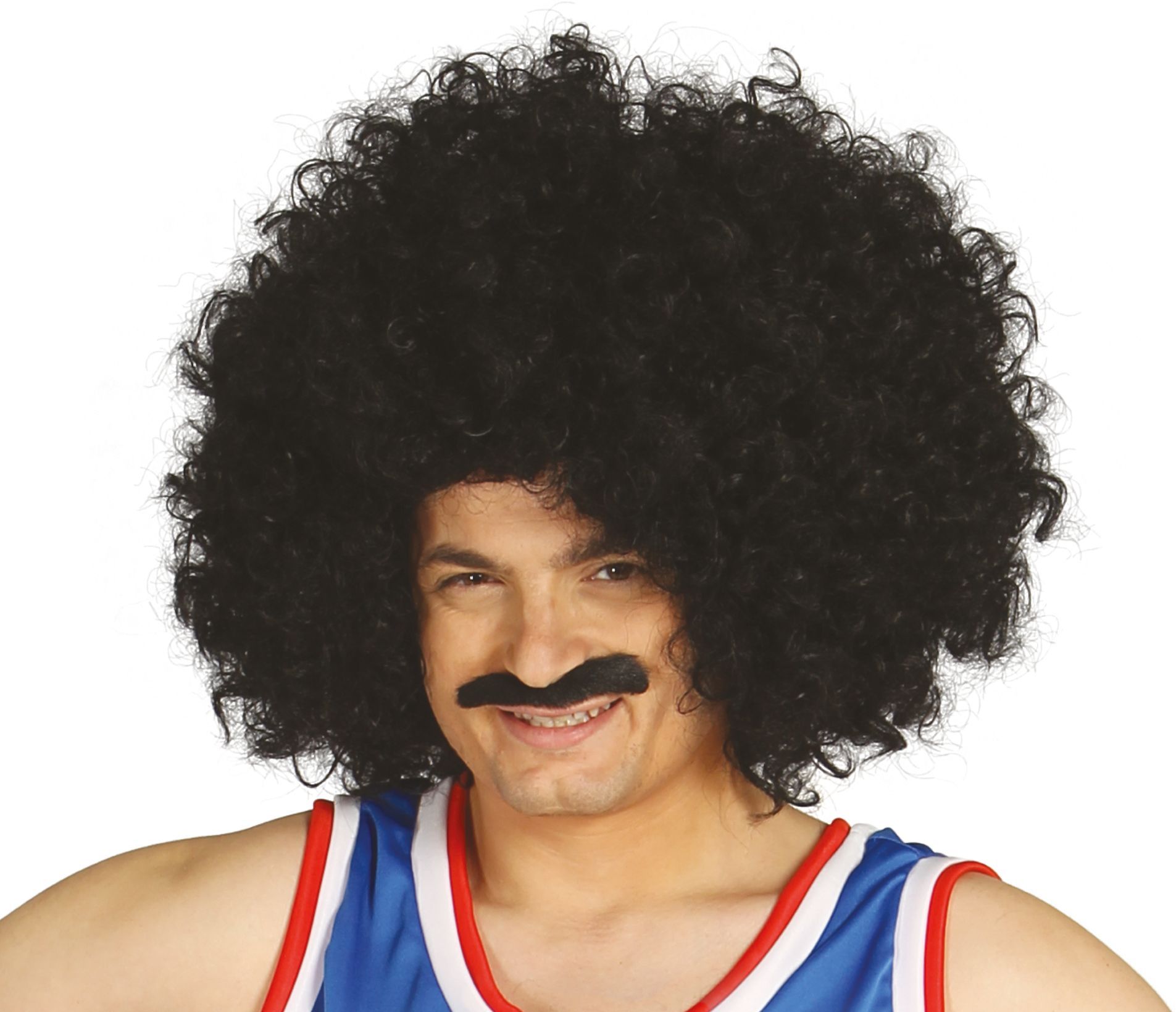 Afro Pruik Zwart Extra Groot