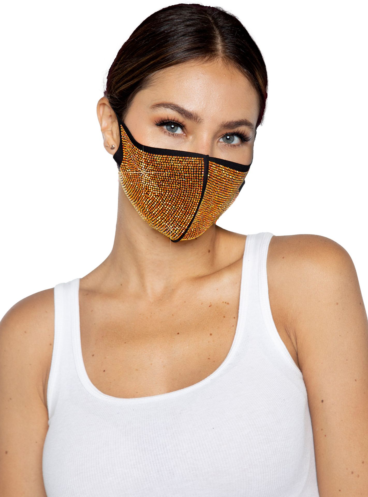 Alexia Oranje Strass Mondmasker