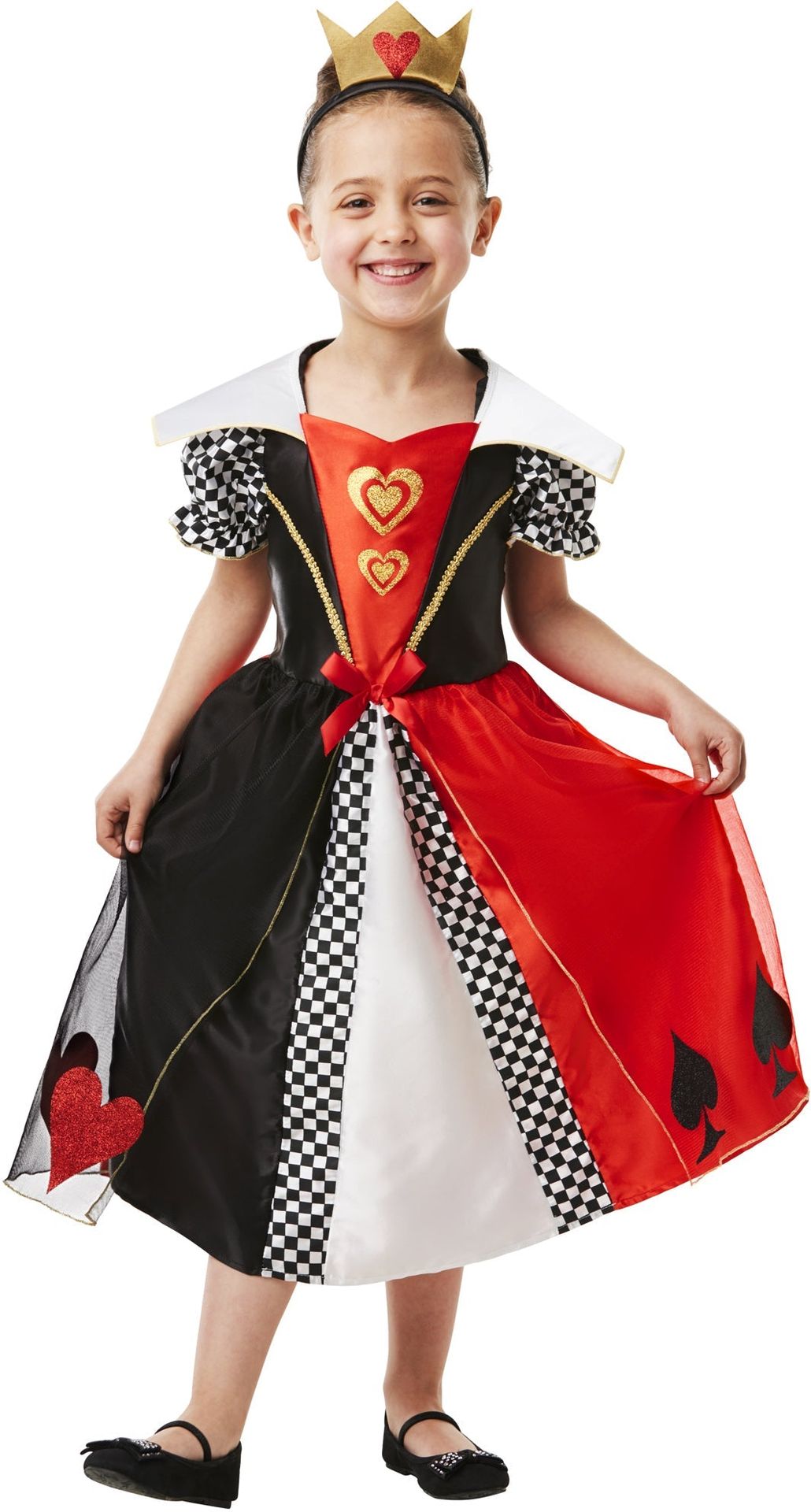 Alice in Wonderland Hartenkoningin Jurk Meisjes