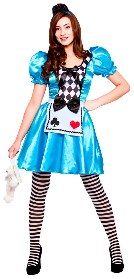 Alice in wonderland jurk blauw