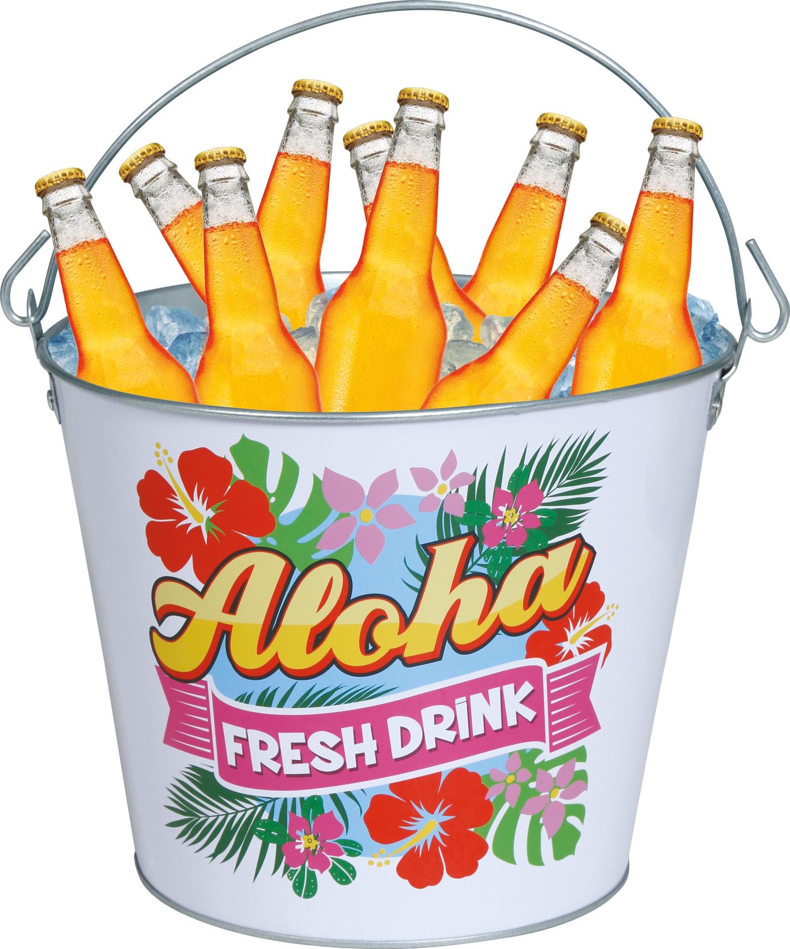 Aloha Hawaii Metalen Drankkoeler Emmer