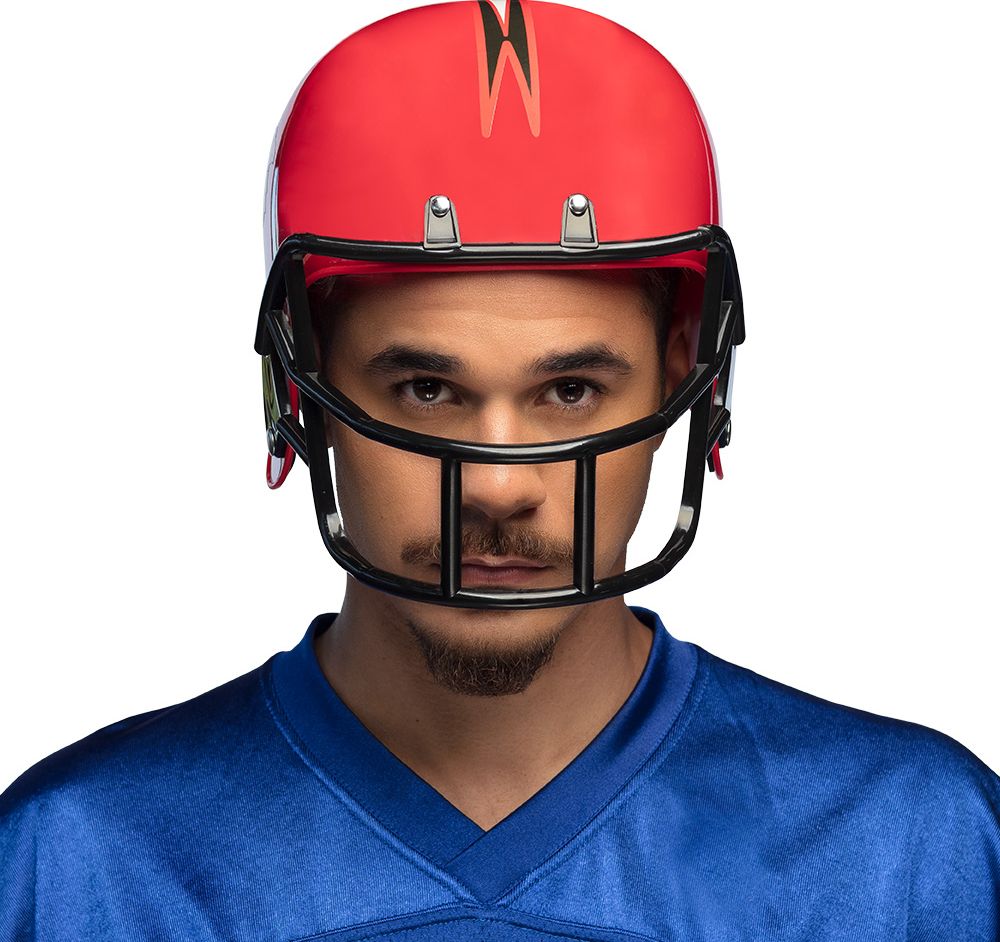 American Football Helm Rood