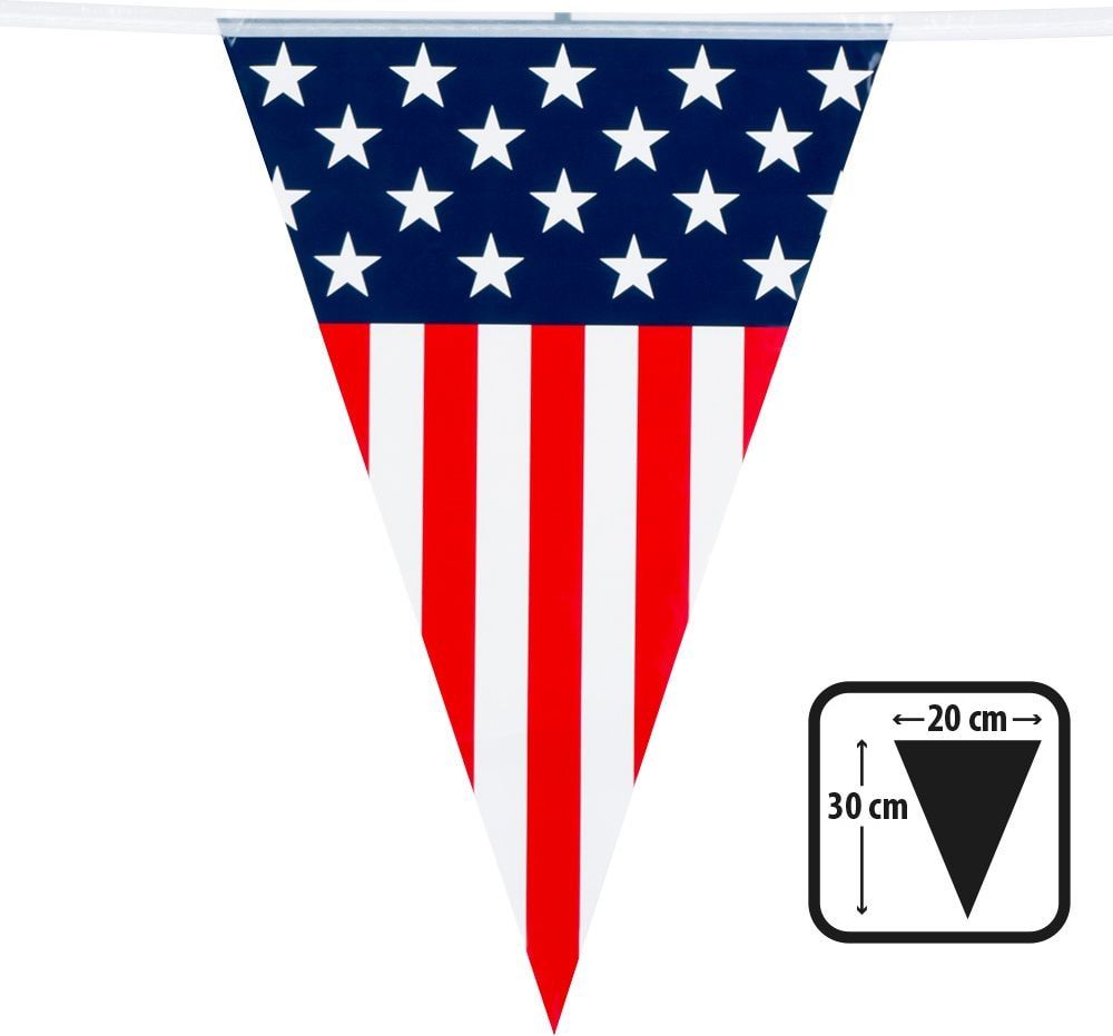 Amerikaanse fuif vlaggenlijn