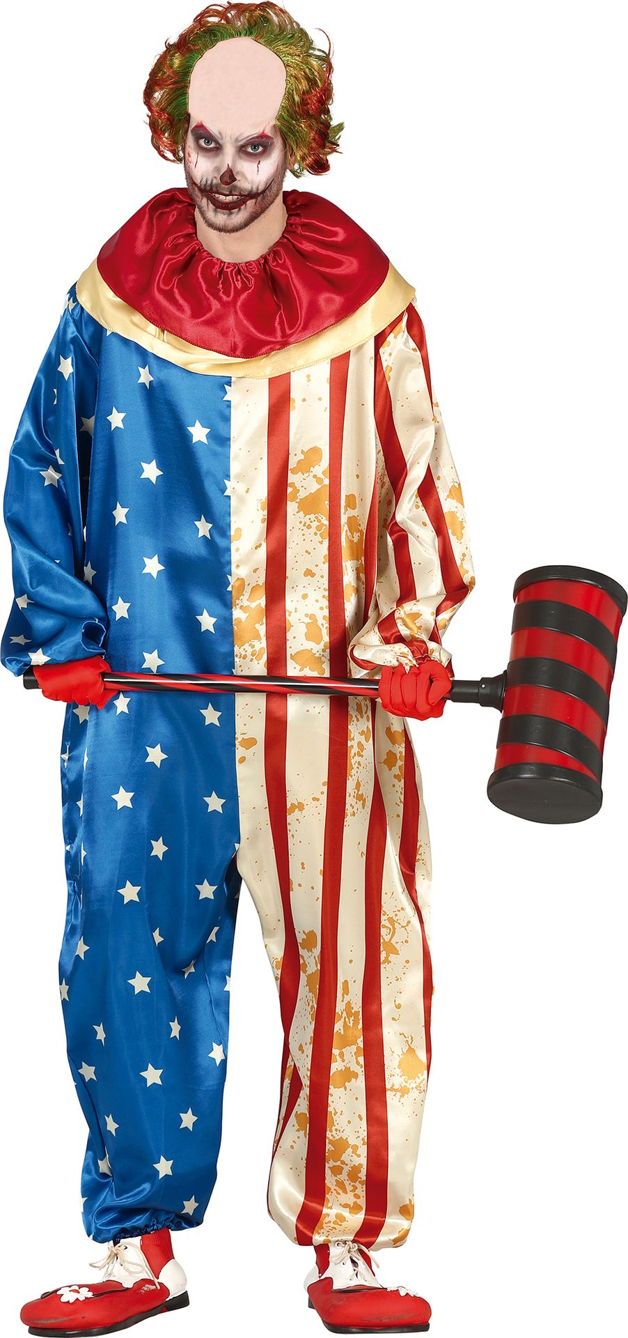 Amerikaanse Killerclown Kostuum Man