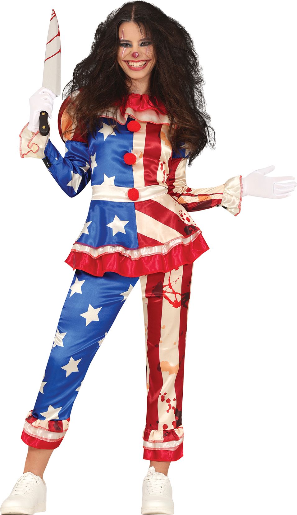 Amerikaanse Patriot Killer Clown Meisjes 14-16 Jaar