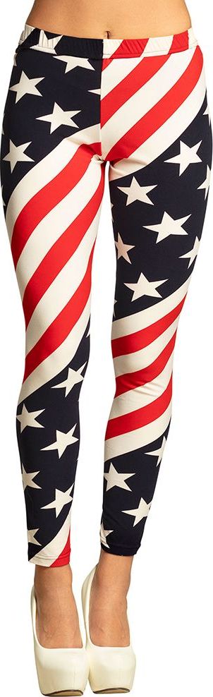 Amerikaanse Usa Vlag Legging Dames
