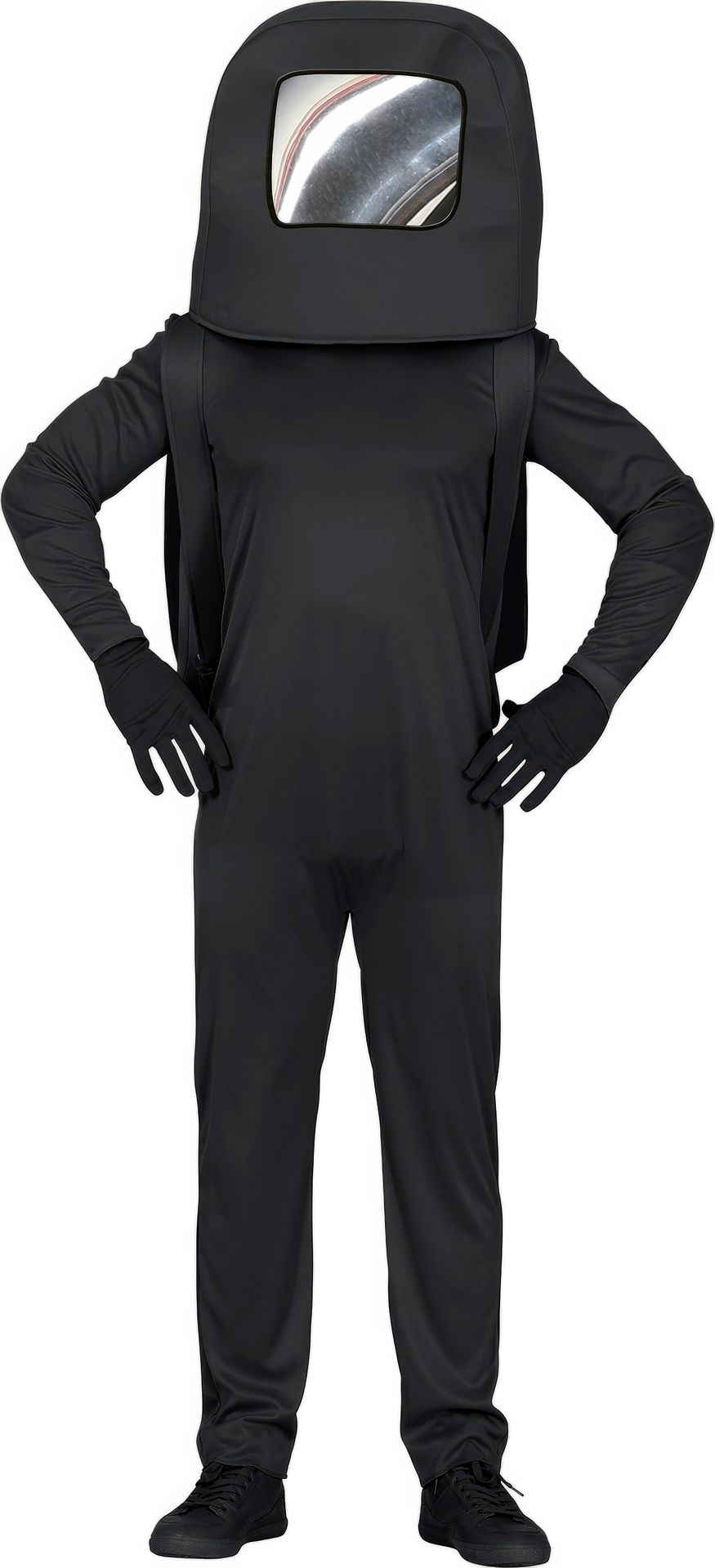 Among Us Imposter Zwart Kostuum