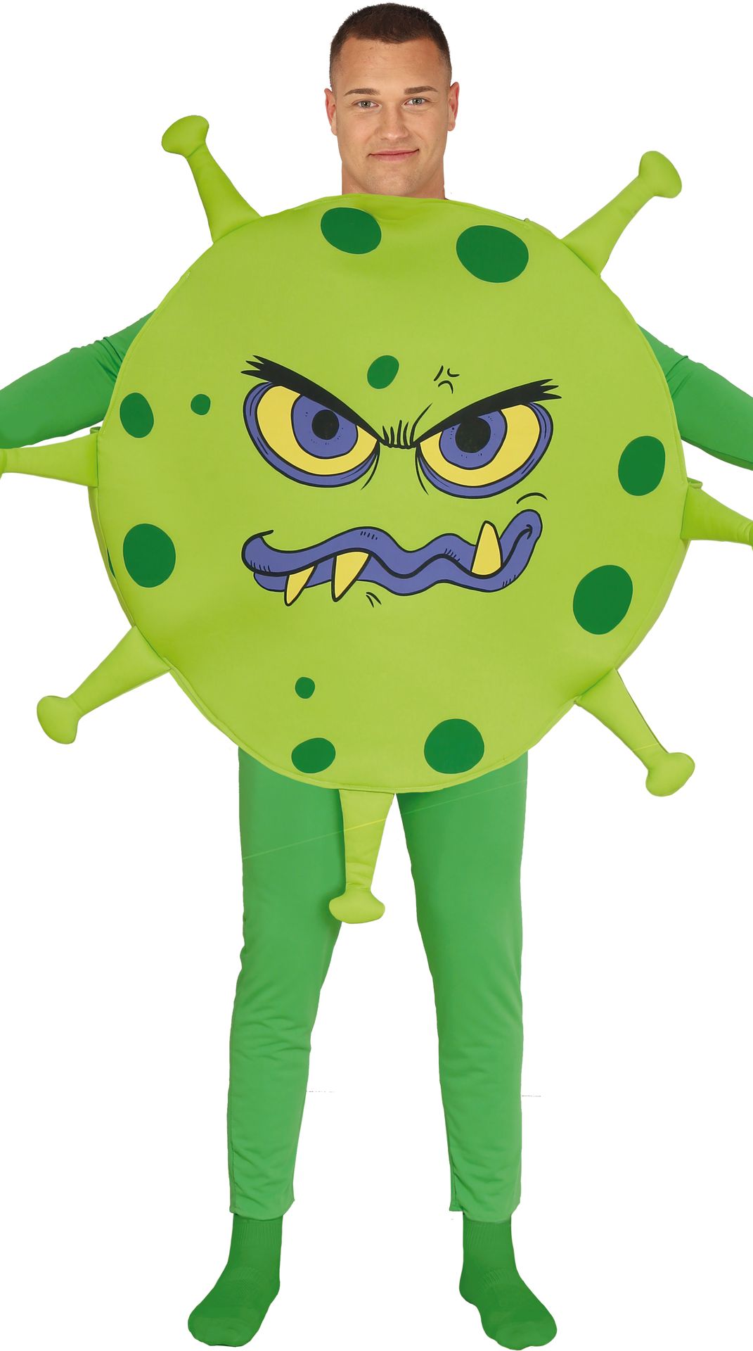 Angry corona virus kostuum