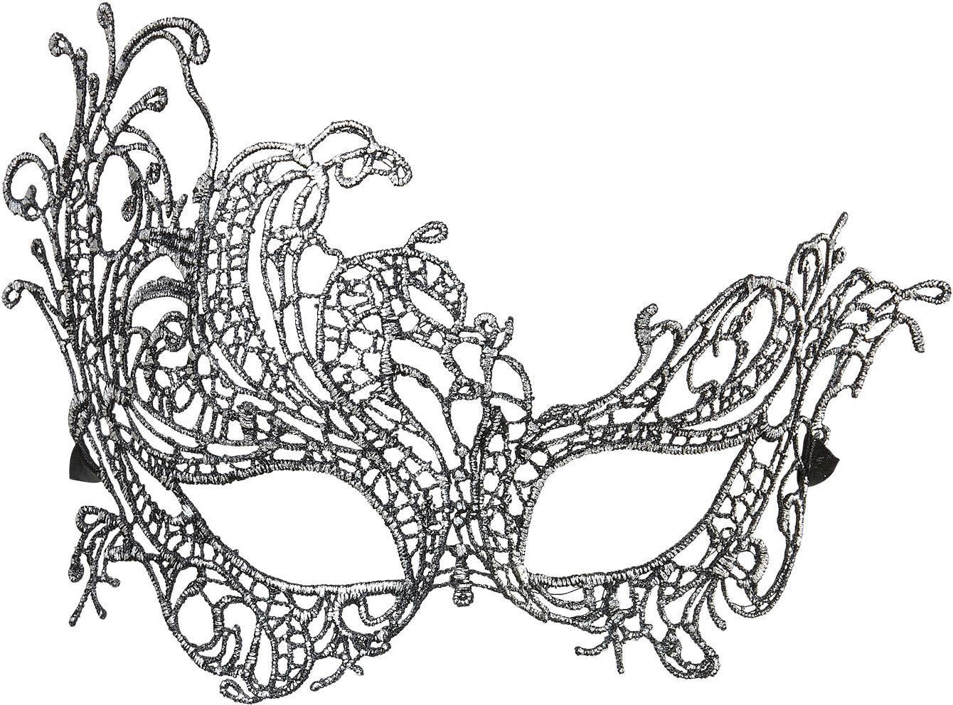 Antieken Zilveren Barok Oogmasker