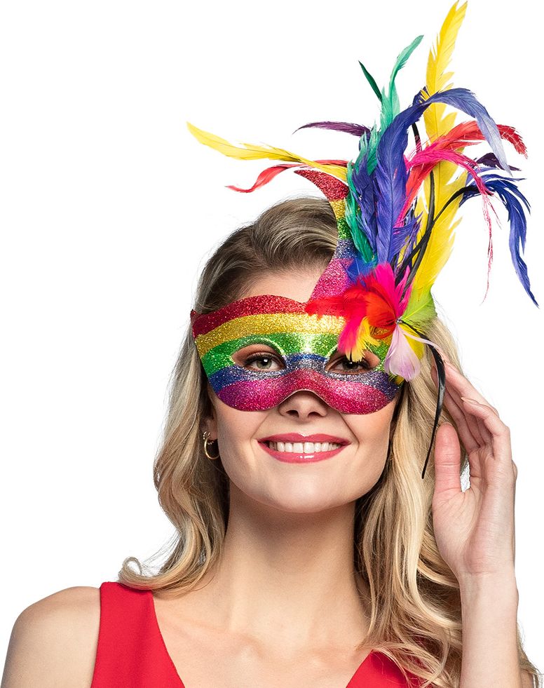 Arcobaleno Regenboogkleurig Oogmasker