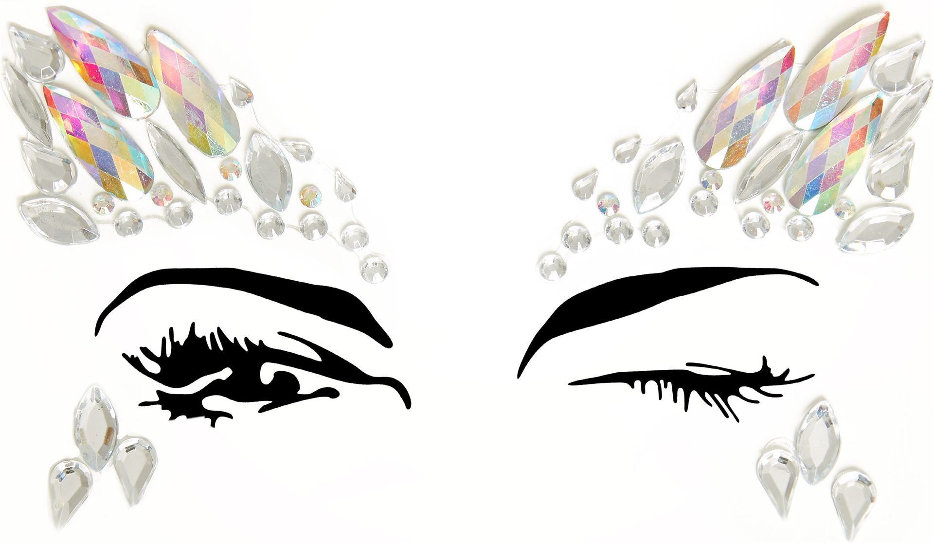 Aria Gezicht Jewel Stickers