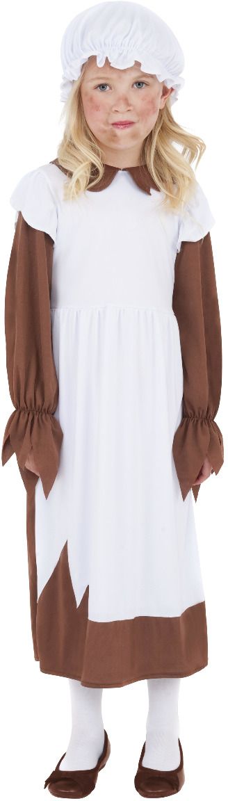 Arm Victoriaans Meisje Outfit