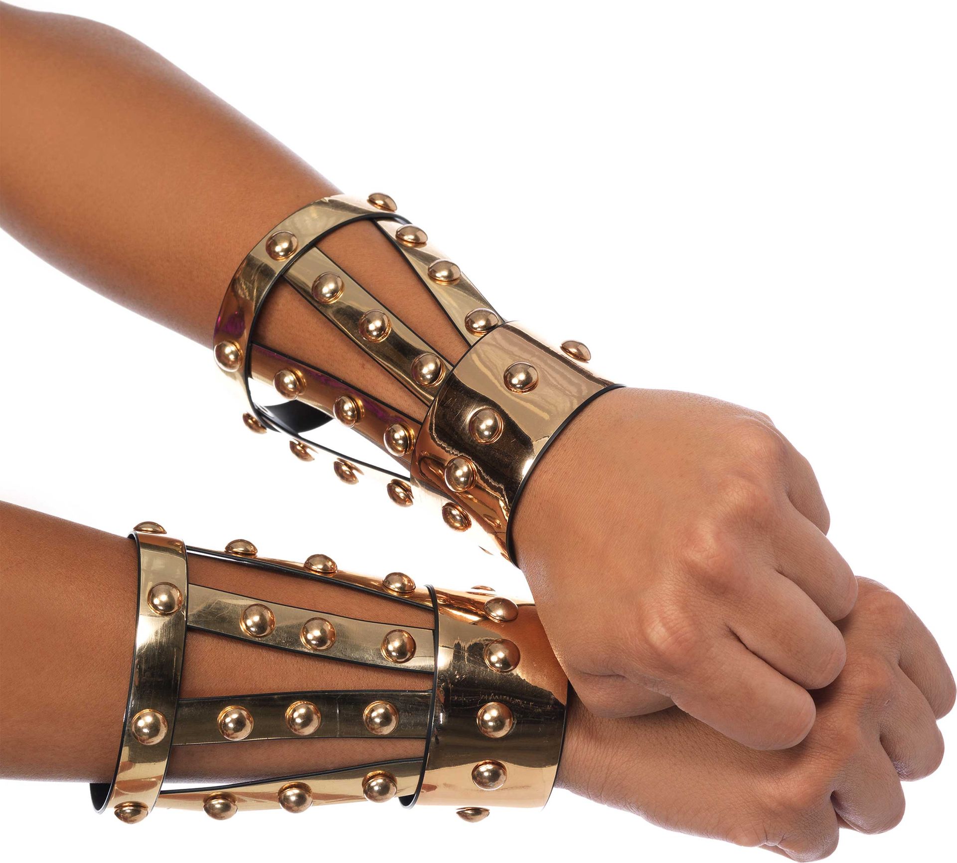 Armbanden met Studs Chrome Look