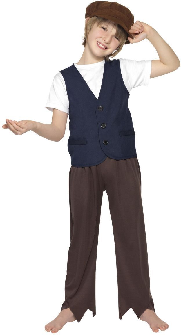 Arme Boeren Victoriaanse Jongen