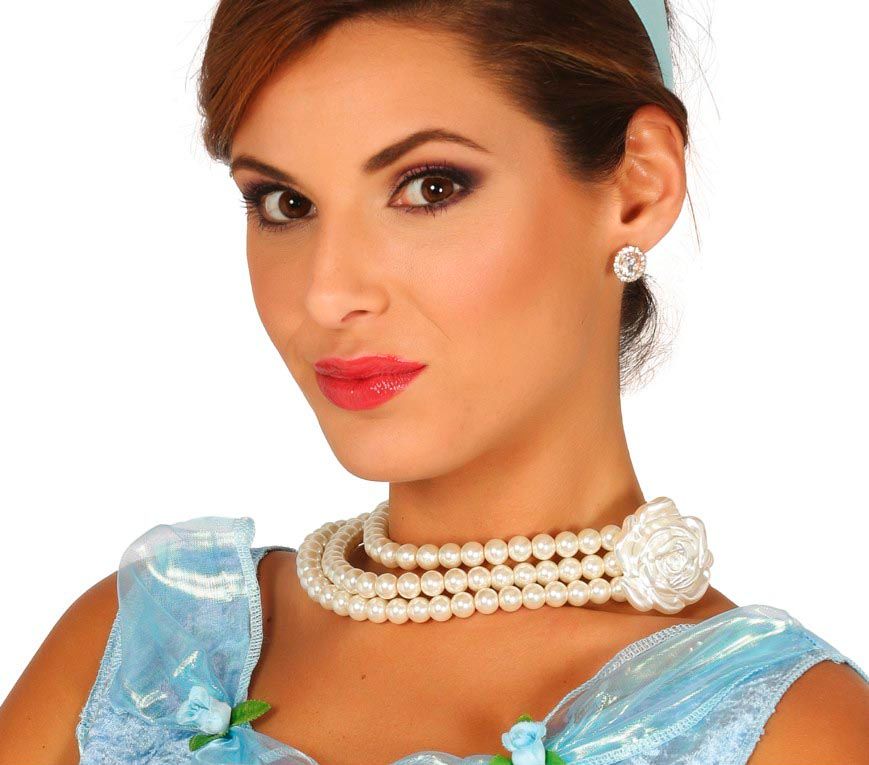 Assepoester Parelketting met Bloem