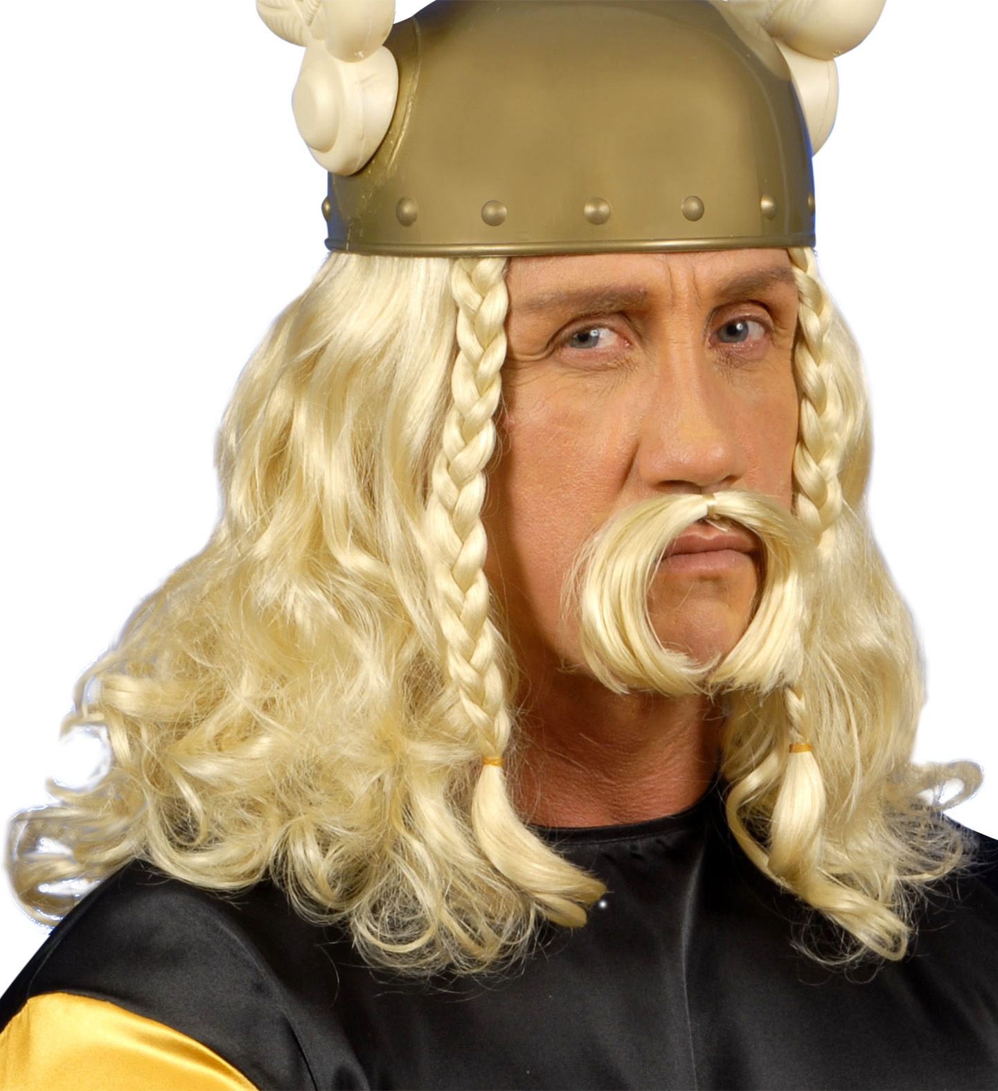 Asterix Pruik met Snor