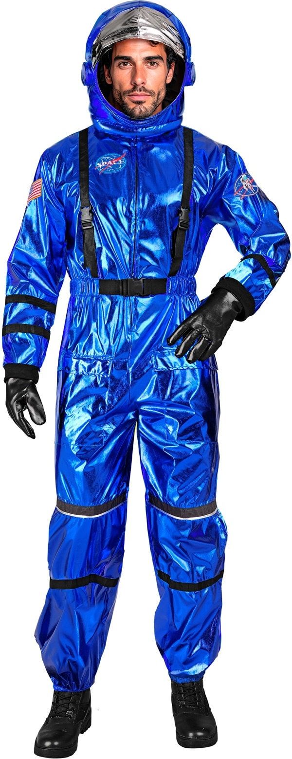 Astronaut Kostuum Blauw Heren