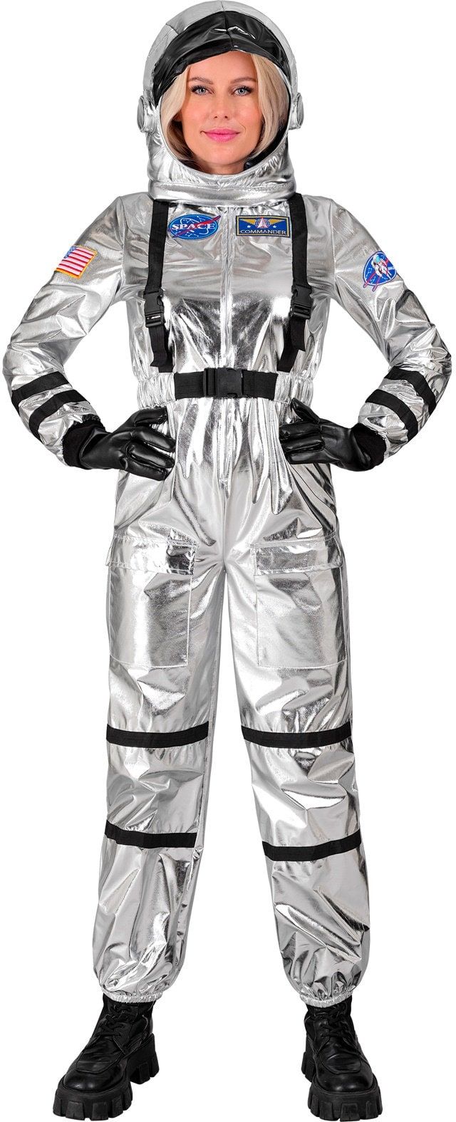 Astronaut Kostuum Dames Zilver