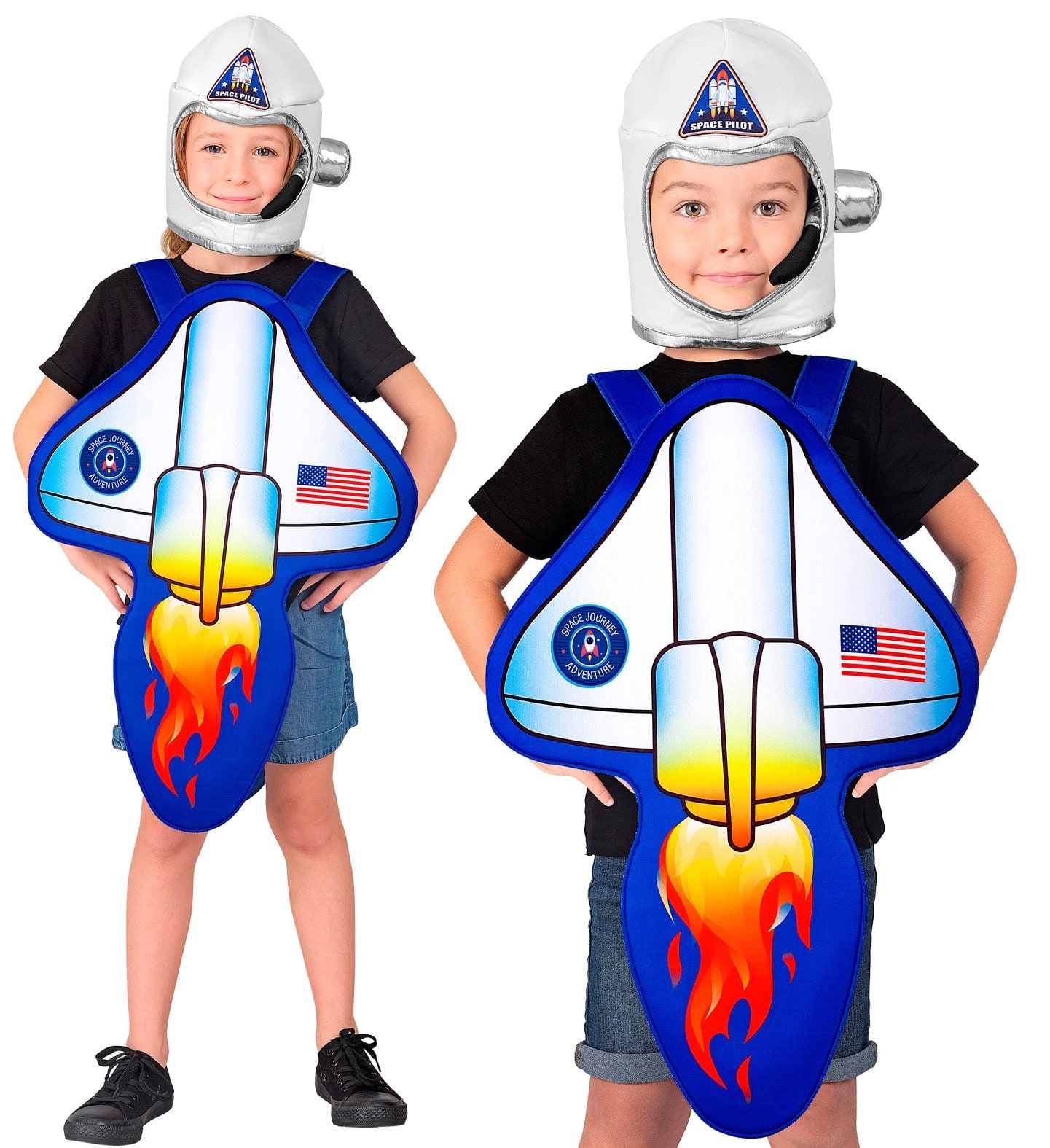 Astronaut Raket Kostuum met Muts Kinderen 110-116 cm