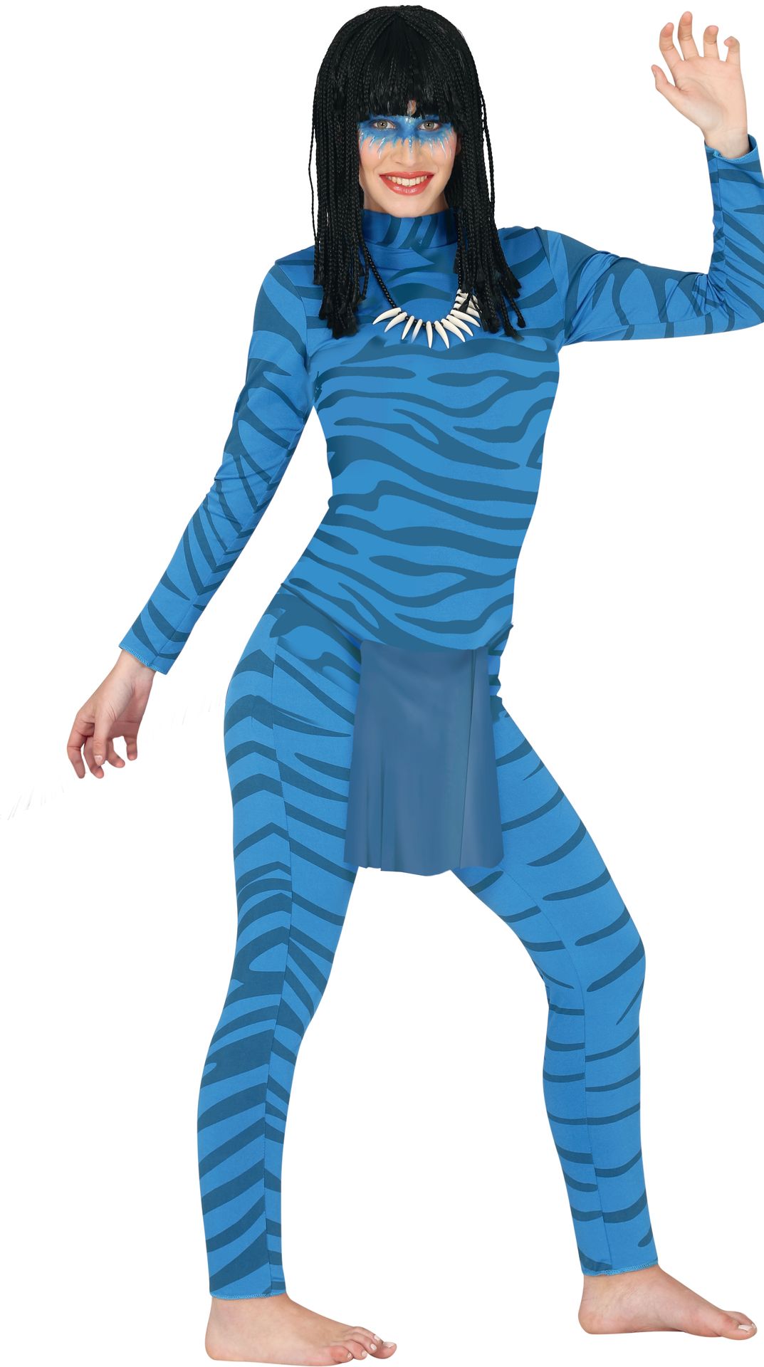 Avatar blue kostuum dames