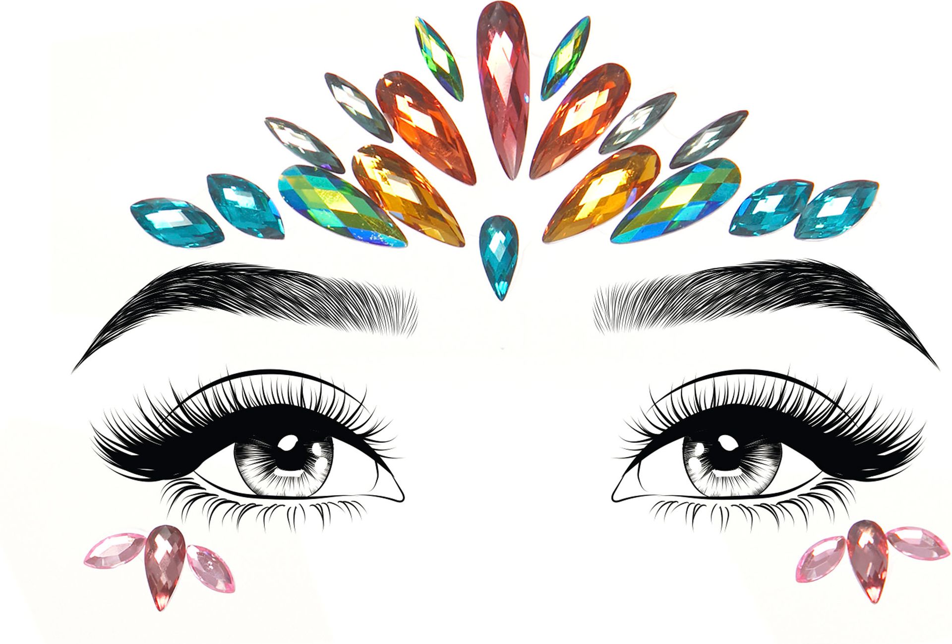 Avri Gezicht Jewel Stickers