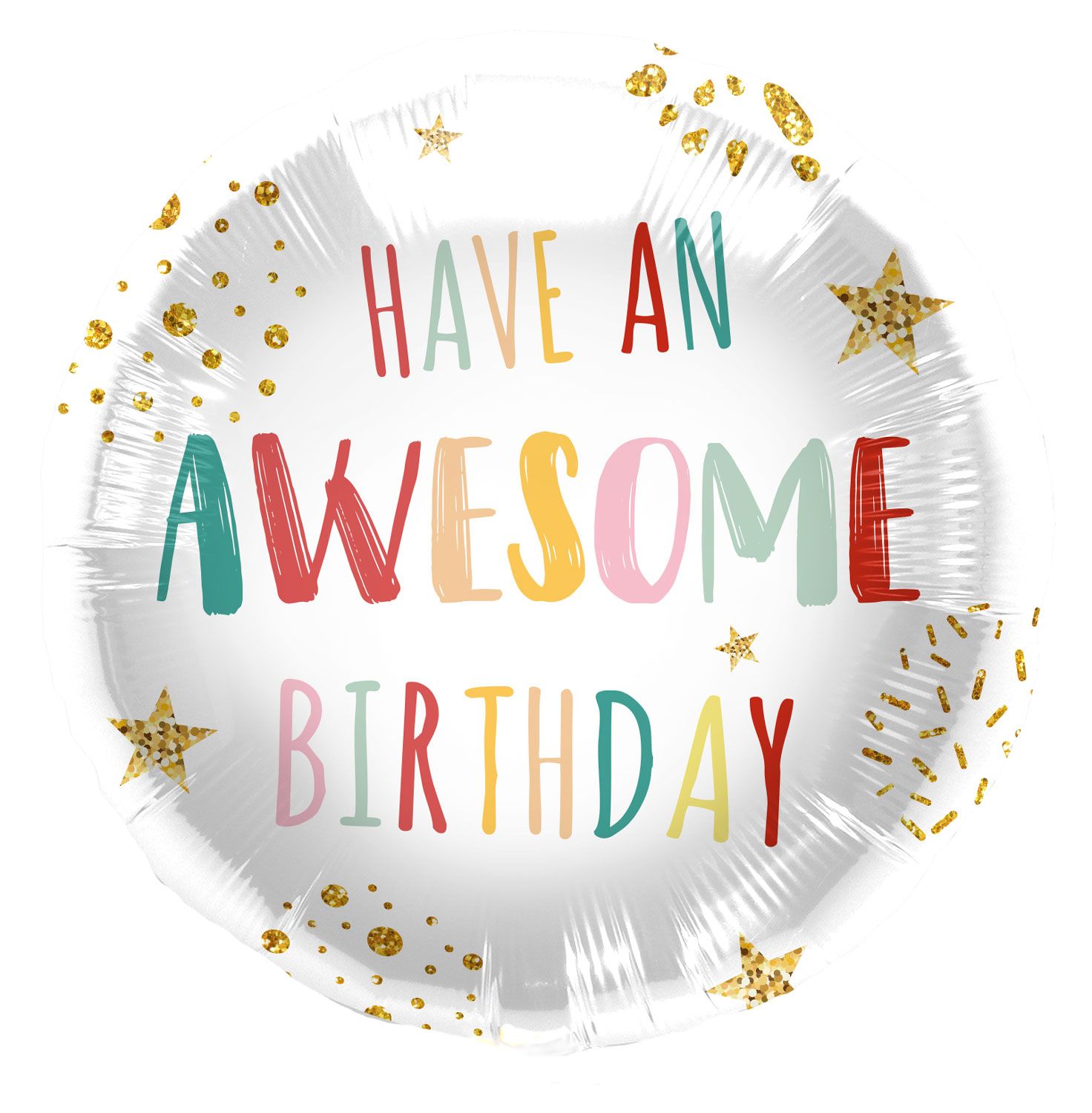 Awesome Birthday Folieballon