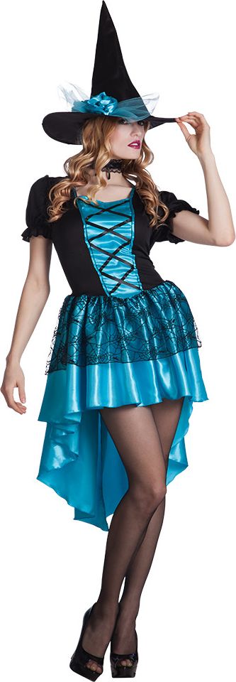 Azura blauwe heks jurkje