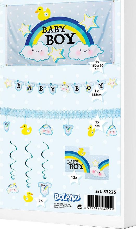 Baby Boy Babyshower Geboorte Pakket