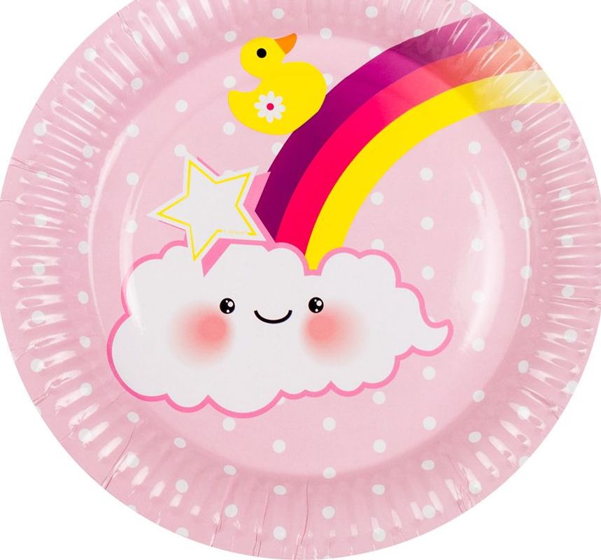 Baby Girl Babyshower Bordjes