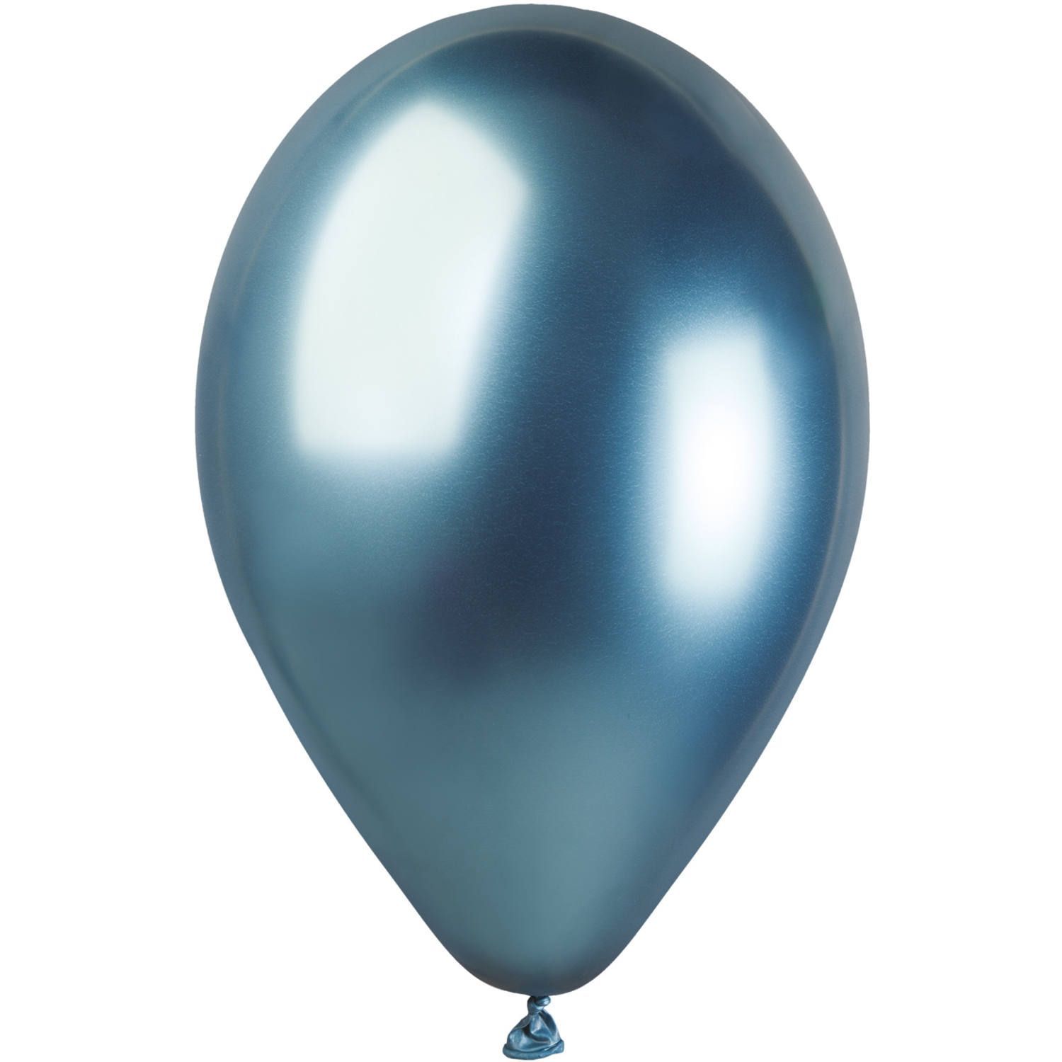 Ballonnen chroomblauw 5 stuks