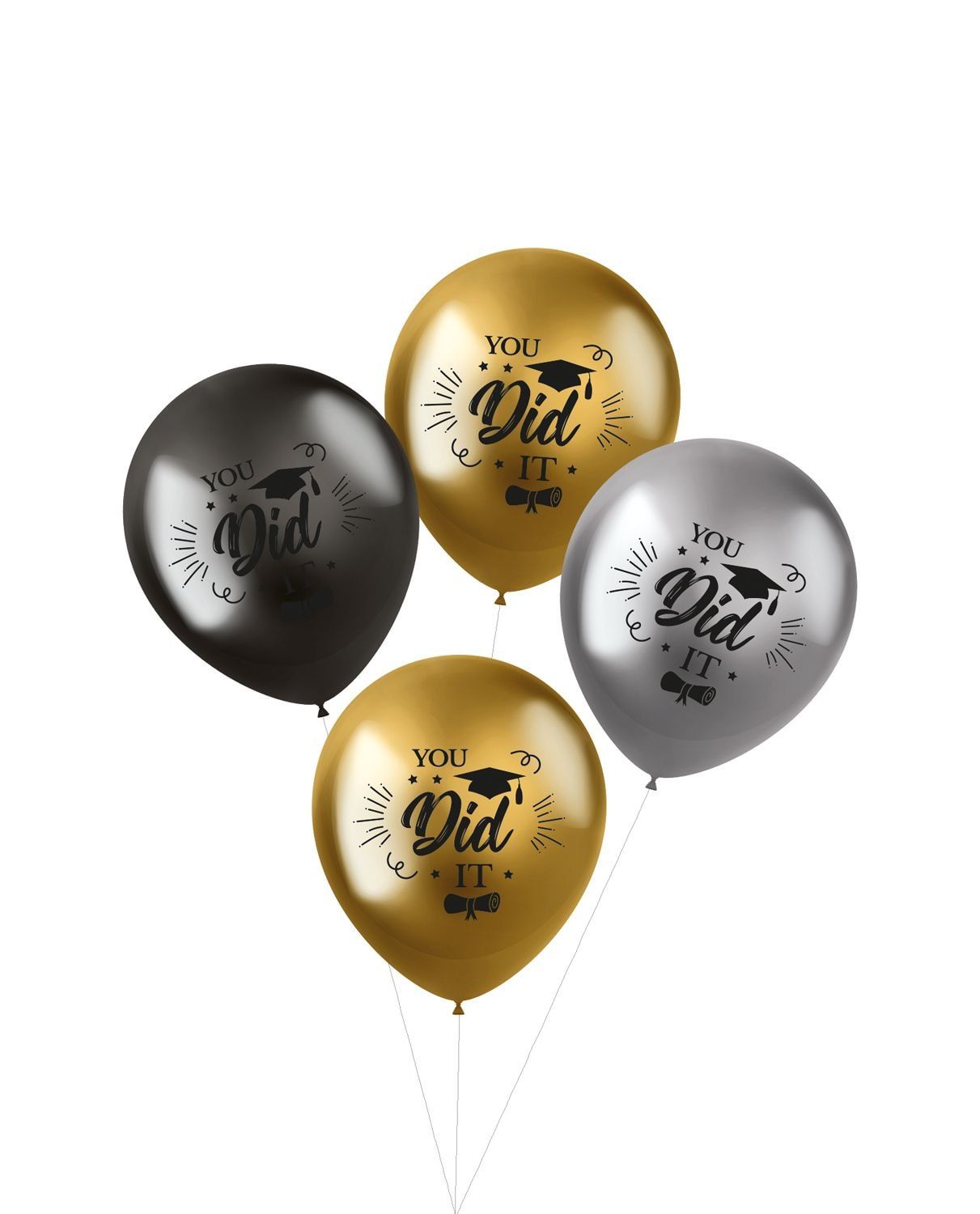 Ballonnen Diploma Mix Metallic