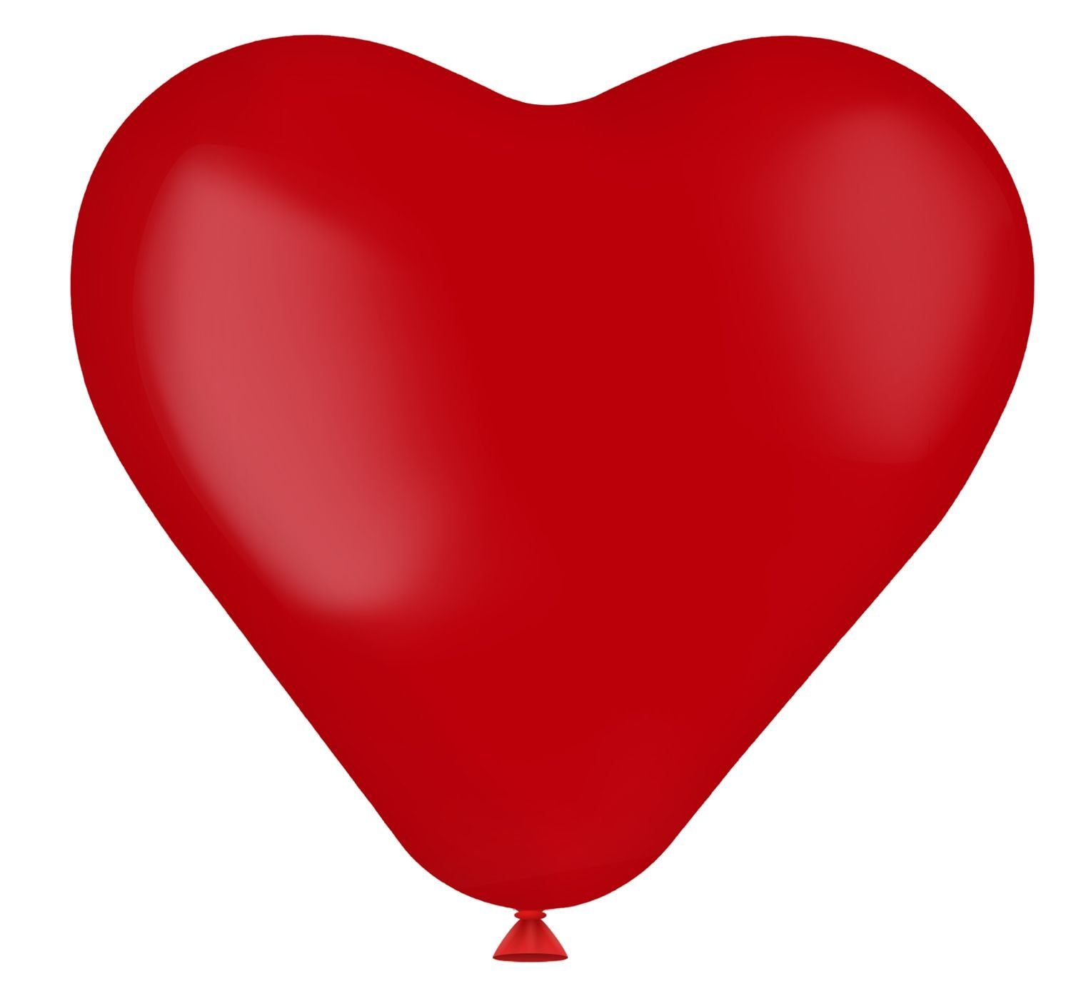 Ballonnen hartvormig rood