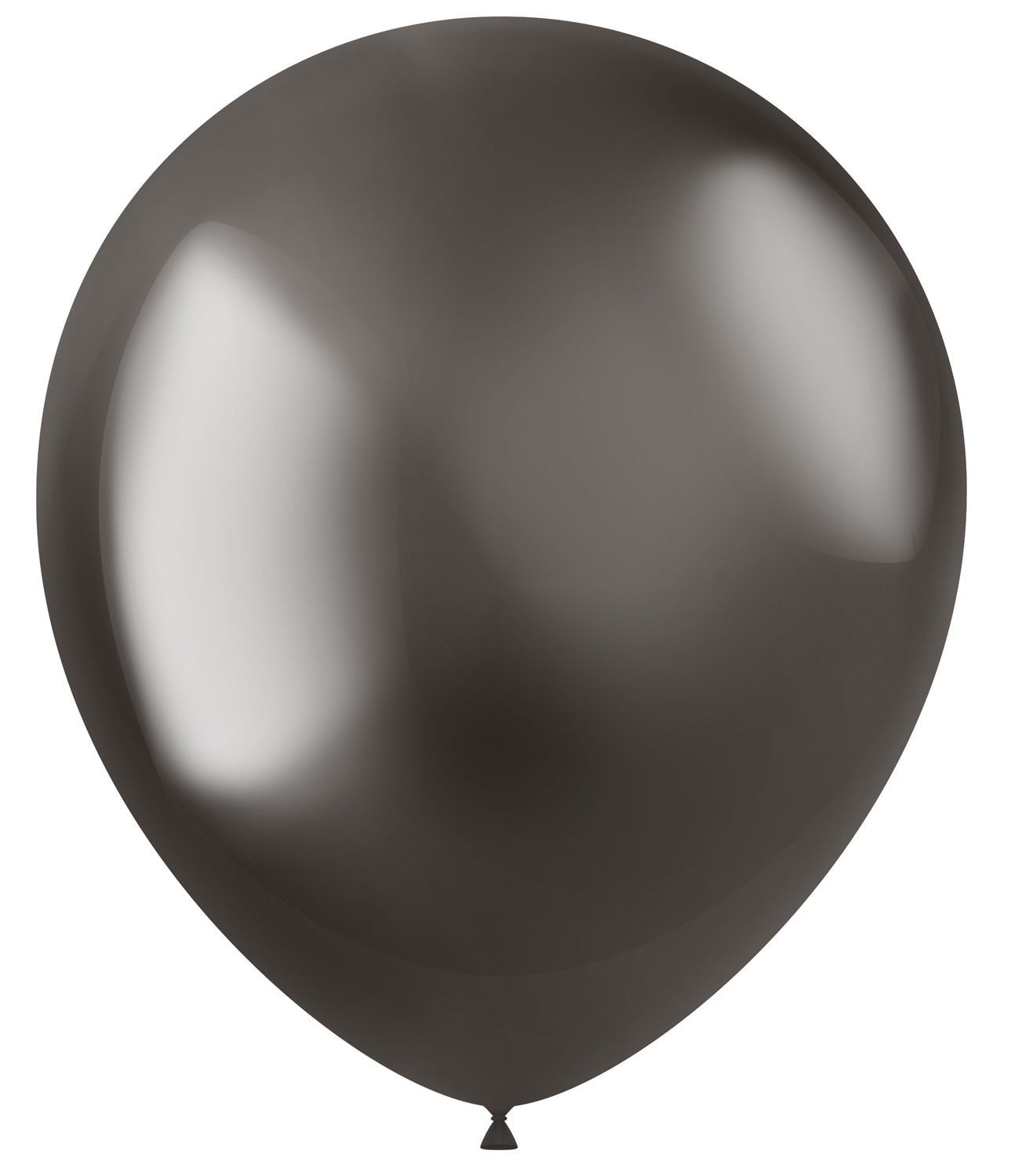 Ballonnen metallic grijs intense
