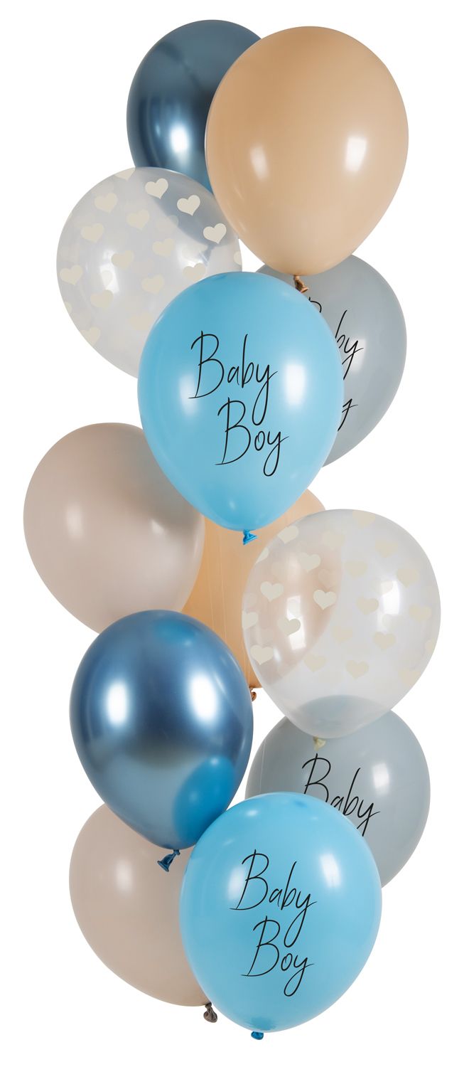 Ballonnen set Babyshower Baby Boy