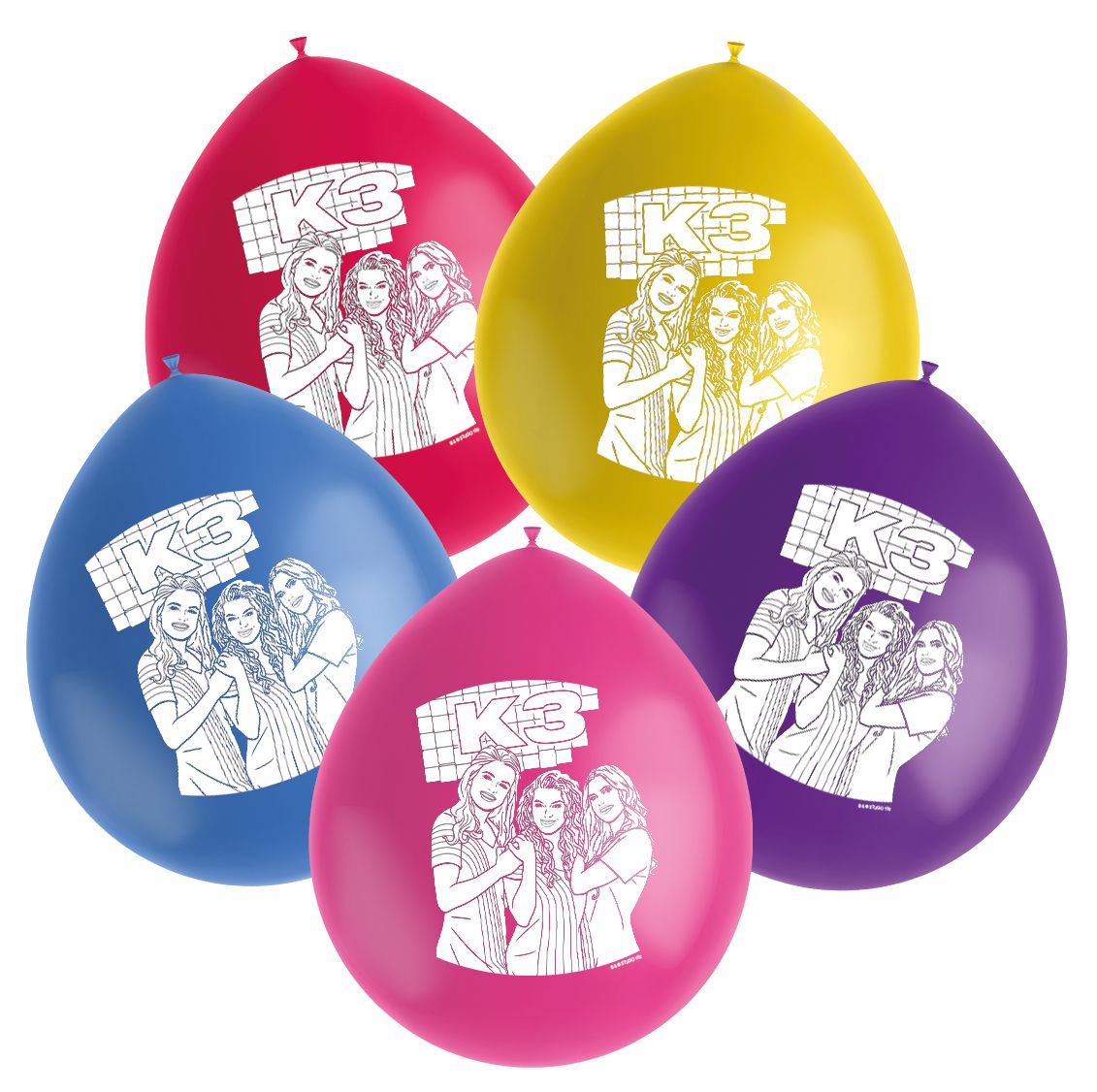 Ballonnen set K3 Kinderfeestje