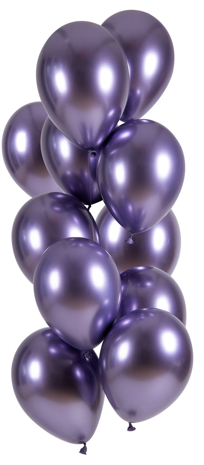 Ballonnen set Metallic Paars